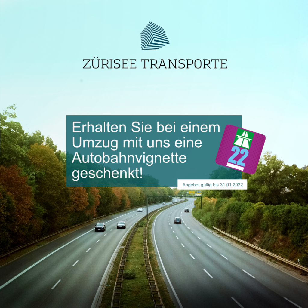 Autobahnvignette 2022 Umzug Zürich